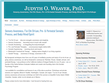 Tablet Screenshot of judythweaver.com